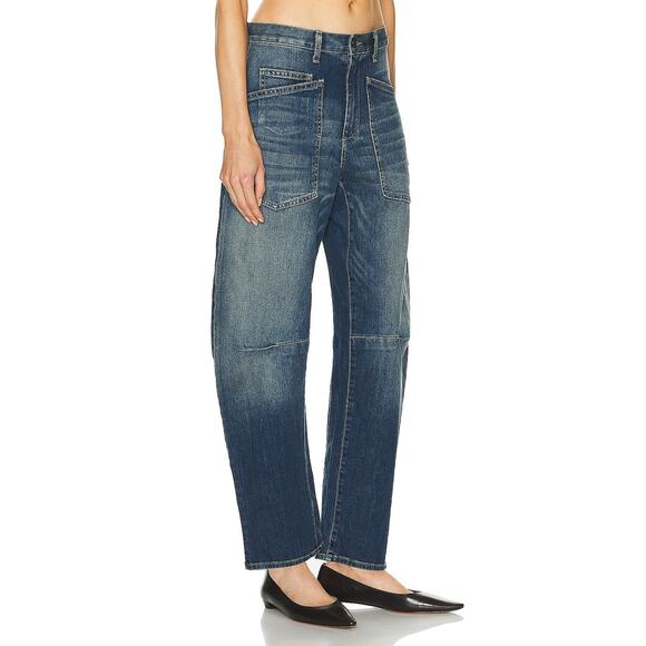 Nili Lotan Shon Curved Leg Jeans - 25 - Picture 2 of 4